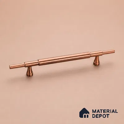 Ottr Aluminium Cabinet Handle HA 00167 F Rose Gold Finish - 96mm | 2 Years Warranty