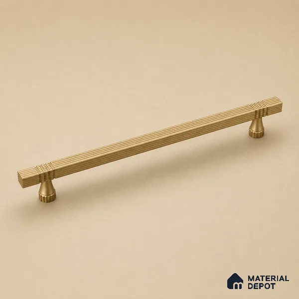 Ottr Aluminium Cabinet Handle HA 00168 X Antique Brass Finish - 288mm | 2 Years Warranty