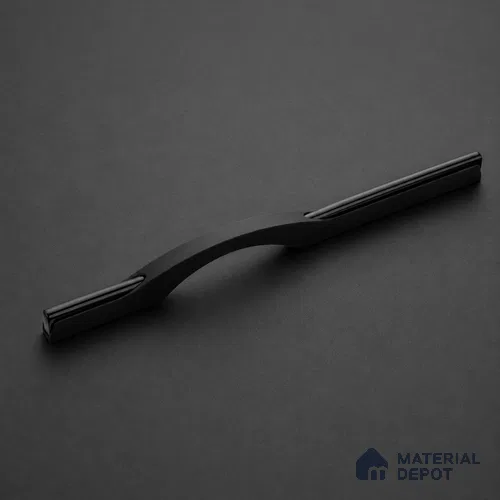 Ottr Aluminium Cabinet Handle HA 00169 B Black Dual Tone Finish - 12in | 2 Years Warranty