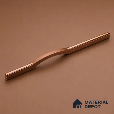 Ottr Aluminium Cabinet Handle HA 00169 G Bronze Rose Gold Finish - 8in | 2 Years Warranty