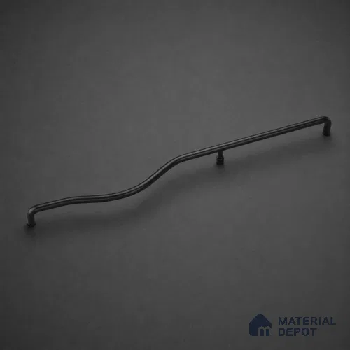 Ottr Stainless Steel Cabinet Handle HA 00172 G Black Finish - 12in | 2 Years Warranty