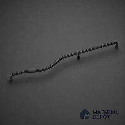 Ottr Stainless Steel Cabinet Handle HA 00172 H Black Finish - 24in | 2 Years Warranty