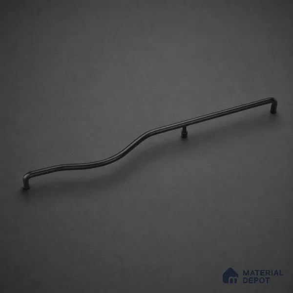 Ottr Stainless Steel Cabinet Handle HA 00172 I Black Finish - 36in | 2 Years Warranty