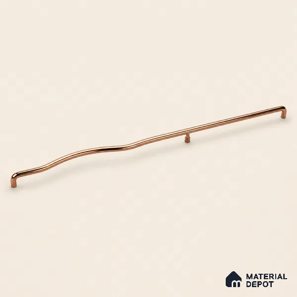 Ottr Stainless Steel Cabinet Handle HA 00172 E PVD Rose Gold Finish - 24in | 2 Years Warranty