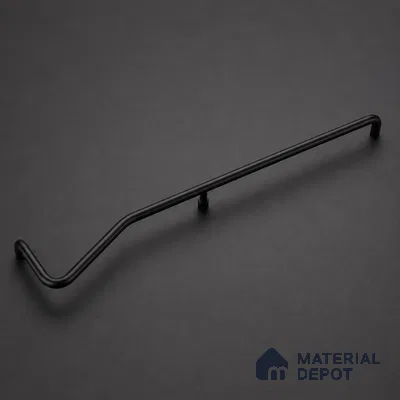 Ottr Stainless Steel Cabinet Handle HA 00173 G Black Finish - 12in | 2 Years Warranty