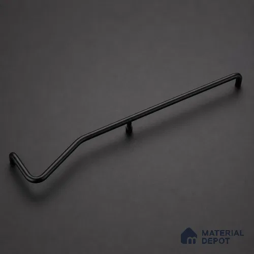 Ottr Stainless Steel Cabinet Handle HA 00173 G Black Finish - 12in | 2 Years Warranty