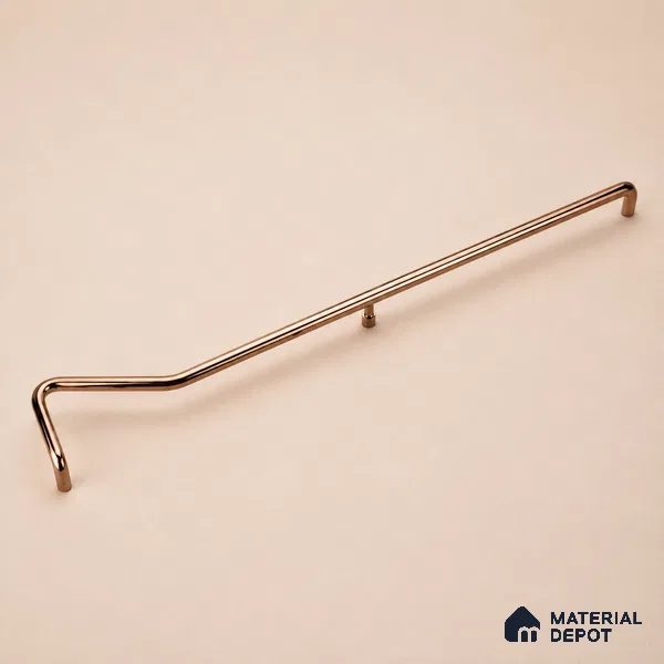 Ottr Stainless Steel Cabinet Handle HA 00173 D PVD Rose Gold Finish - 12in | 2 Years Warranty