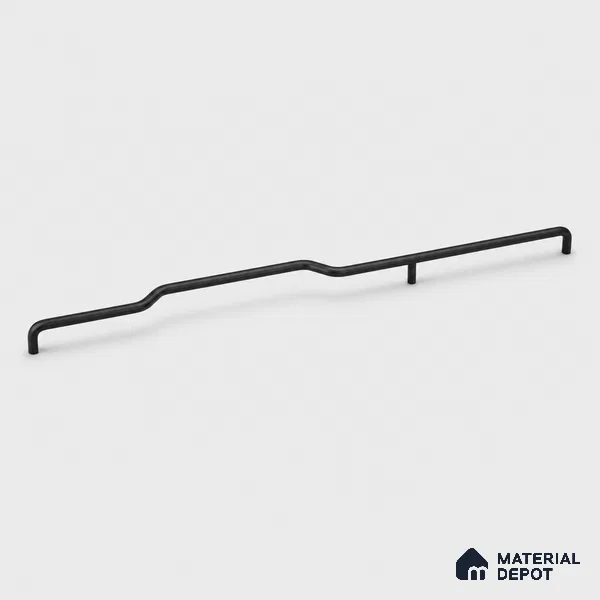 Ottr Stainless Steel Cabinet Handle HA 00174 I Black Finish - 36in | 2 Years Warranty