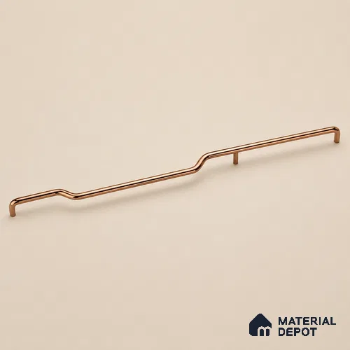 Ottr Stainless Steel Cabinet Handle HA 00174 F PVD Rose Gold Finish - 36in | 2 Years Warranty