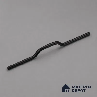 Ottr Stainless Steel Cabinet Handle HA 00175 H Black Finish - 24in | 2 Years Warranty