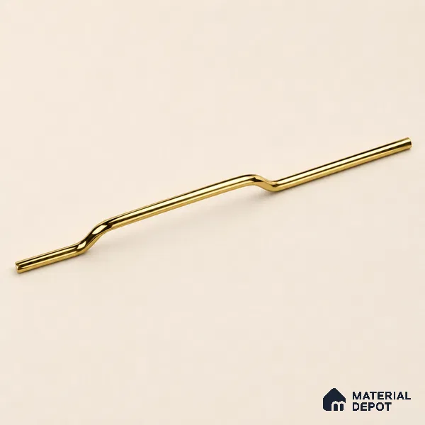 Ottr Stainless Steel Cabinet Handle HA 00175 PVD Gold Finish - 12in | 2 Years Warranty