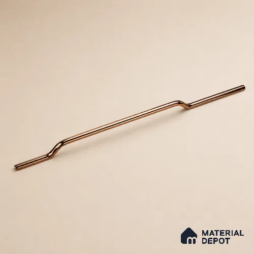 Ottr Stainless Steel Cabinet Handle HA 00175 F PVD Rose Gold Finish - 36in | 2 Years Warranty