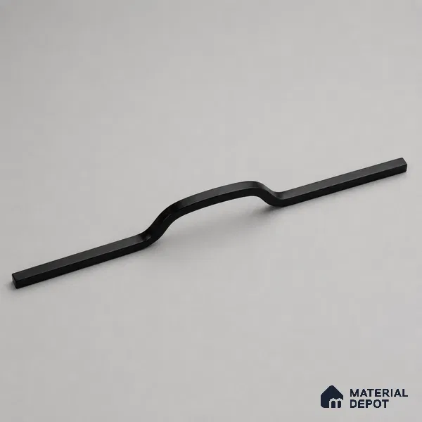 Ottr Stainless Steel Cabinet Handle HA 00176 G Black Finish - 12in | 2 Years Warranty