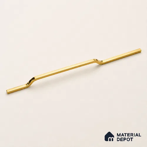 Ottr Stainless Steel Cabinet Handle HA 00176 C PVD Gold Finish - 36in | 2 Years Warranty