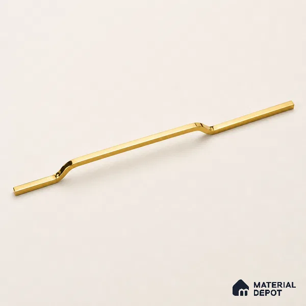 Ottr Stainless Steel Cabinet Handle HA 00176 C PVD Gold Finish - 36in | 2 Years Warranty