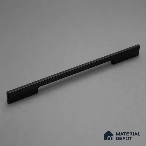 Ottr Aluminium Cabinet Handle HA 00177 X Black Finish - 288mm | 2 Years Warranty