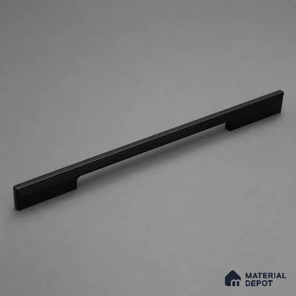 Ottr Aluminium Cabinet Handle HA 00177 Z Black Finish - 576mm | 2 Years Warranty