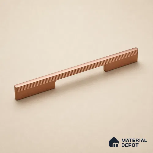 Ottr Aluminium Cabinet Handle HA 00177 L Rose Gold Finish - 576mm | 2 Years Warranty