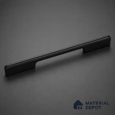 Ottr Aluminium Cabinet Handle HA 00178 C Black PVD Black Finish - 288mm | 2 Years Warranty