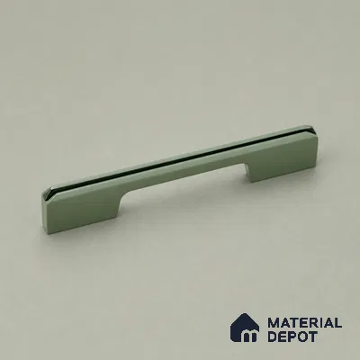Ottr Aluminium Cabinet Handle HA 00178 V Green PVD Black Finish - 96mm | 2 Years Warranty