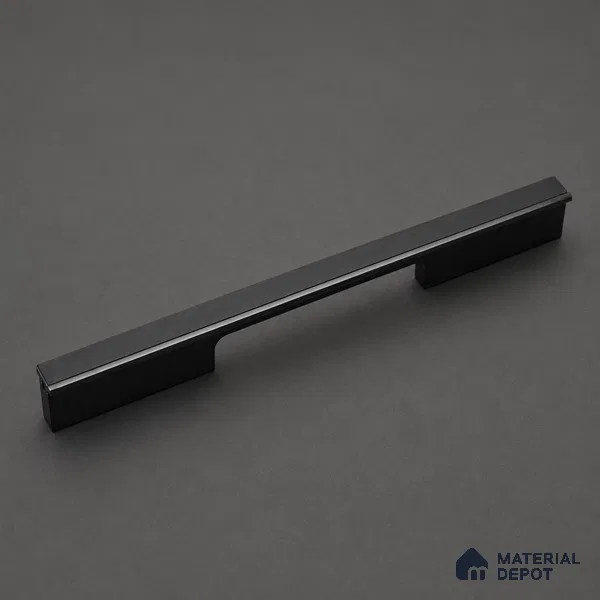 Ottr Aluminium Cabinet Handle HA 00180 B Black PVD Black Finish - 160mm | 2 Years Warranty