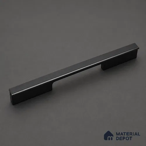 Ottr Aluminium Cabinet Handle HA 00180 D Black PVD Black Finish - 448mm | 2 Years Warranty