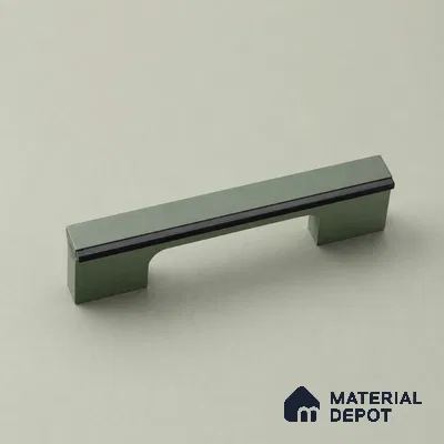 Ottr Aluminium Cabinet Handle HA 00180 Z Green PVD Black Finish - 576mm | 2 Years Warranty