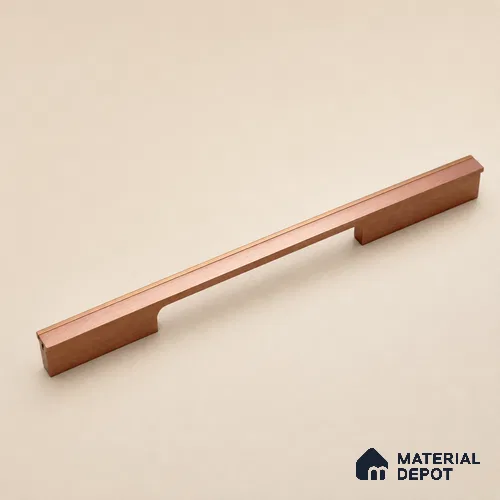 Ottr Aluminium Cabinet Handle HA 00180 L Rose Gold PVD Rose Gold Finish - 576mm | 2 Years Warranty