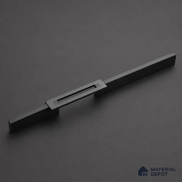 Ottr Aluminium Cabinet Handle HA 00181 F Black PVD Black Finish - 1152mm | 2 Years Warranty
