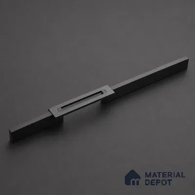Ottr Aluminium Cabinet Handle HA 00181 B Black PVD Black Finish - 288mm | 2 Years Warranty