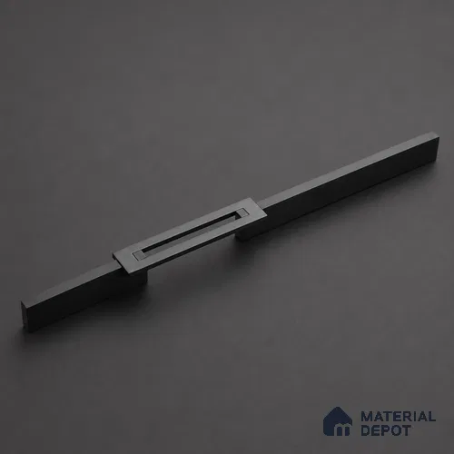 Ottr Aluminium Cabinet Handle HA 00181 Black PVD Black Finish - 160mm | 2 Years Warranty