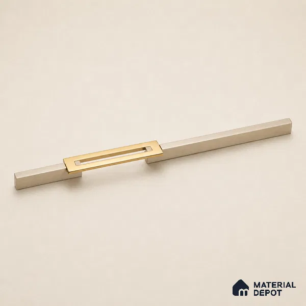 Ottr Aluminium Cabinet Handle HA 00181 Q Stainless Steel PVD Gold Finish - 896mm | 2 Years Warranty