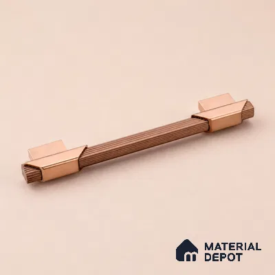 Ottr Aluminium Cabinet Handle HA 00182 G Rose Gold PVD Rose Gold Finish - 160mm | 2 Years Warranty