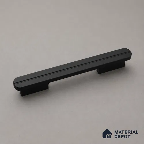 Ottr Aluminium Cabinet Handle HA 00183 B Black Finish - 160mm | 2 Years Warranty