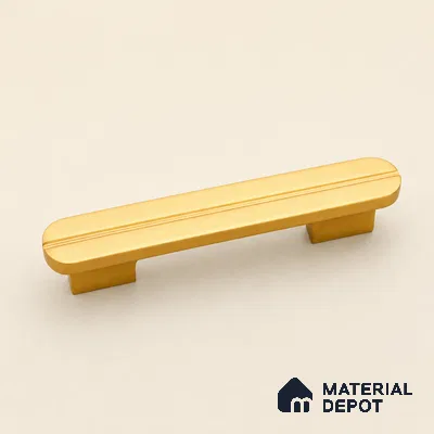Ottr Aluminium Cabinet Handle HA 00183 S Gold Finish - 576mm | 2 Years Warranty