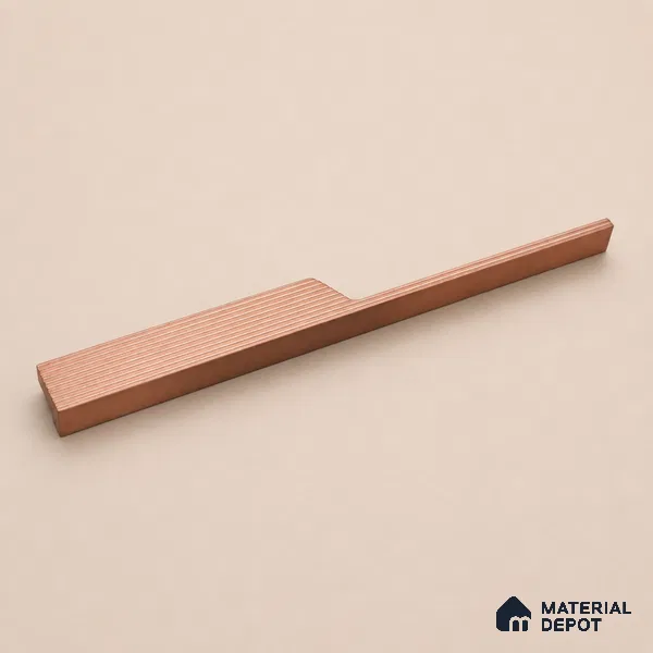 Ottr Aluminium Cabinet Handle HA 00184 J Rose Gold Finish - 576mm | 2 Years Warranty