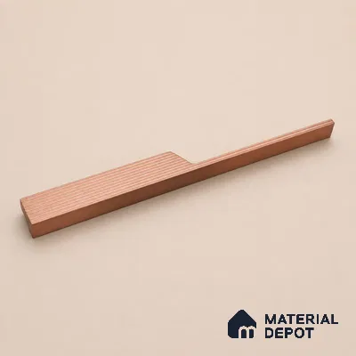Ottr Aluminium Cabinet Handle HA 00184 K Rose Gold Finish - 896mm | 2 Years Warranty