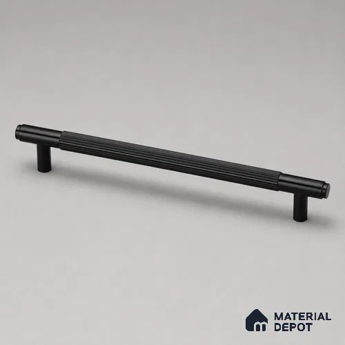 Ottr Aluminium Cabinet Handle HA 00185 B Black Finish - 160mm | 2 Years Warranty