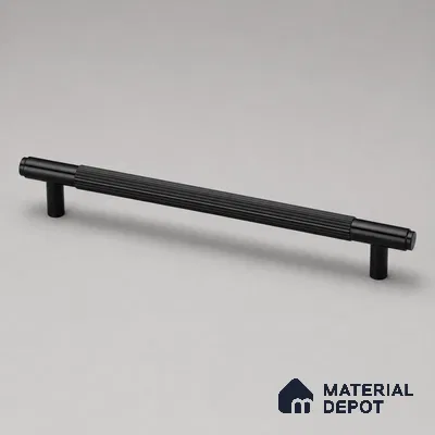 Ottr Aluminium Cabinet Handle HA 00185 D Black Finish - 288mm | 2 Years Warranty