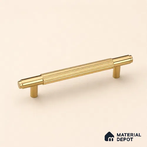Ottr Aluminium Cabinet Handle HA 00185 AD PVD Gold Finish - 576mm | 2 Years Warranty