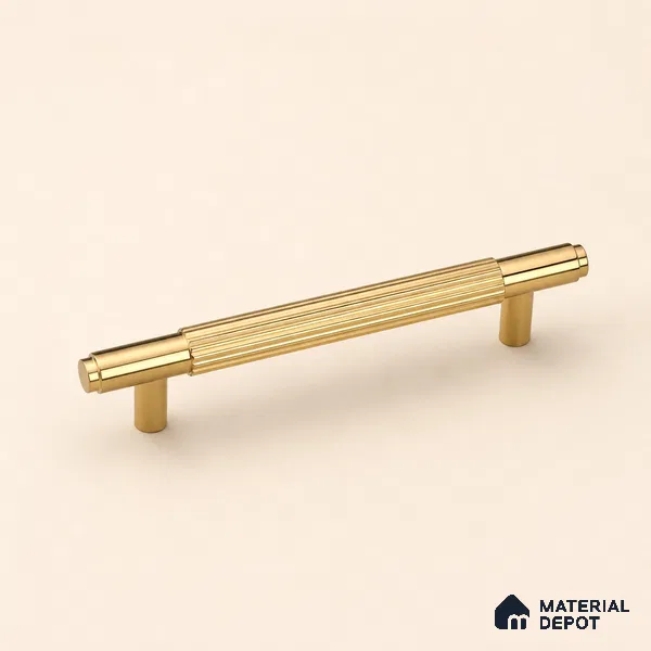 Ottr Aluminium Cabinet Handle HA 00185 AD PVD Gold Finish - 576mm | 2 Years Warranty