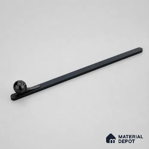 Ottr Aluminium Cabinet Handle HA 00187 C Black PVD Black Finish - 288mm | 2 Years Warranty