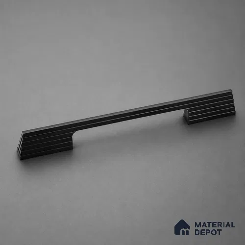Ottr Aluminium Cabinet Handle HA 00188 T Black Finish - 576mm | 2 Years Warranty
