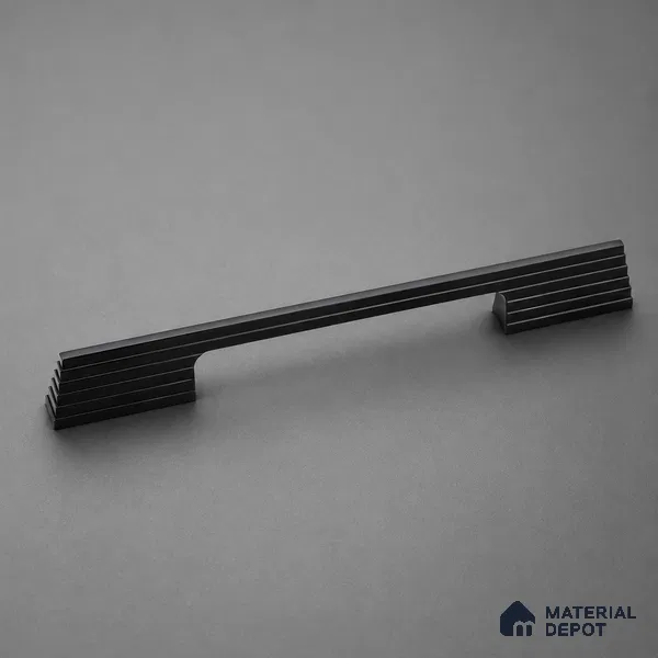 Ottr Aluminium Cabinet Handle HA 00188 T Black Finish - 576mm | 2 Years Warranty