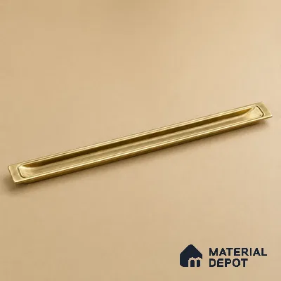 Ottr Zinc Concealed Handle HA 00190 B Antique Brass Finish - 12in | 2 Years Warranty