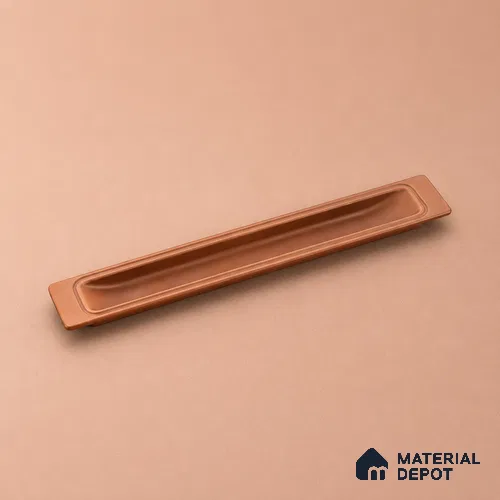 Ottr Zinc Concealed Handle HA 00190 M Bronze Finish - 8in | 2 Years Warranty