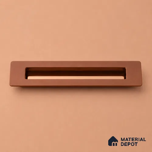 Ottr Zinc Concealed Handle HA 00191 J Bronze Rose Gold Finish - 160mm | 2 Years Warranty