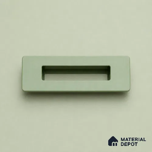 Ottr Zinc Concealed Handle HA 00191 B Green Black Finish - 160mm | 2 Years Warranty