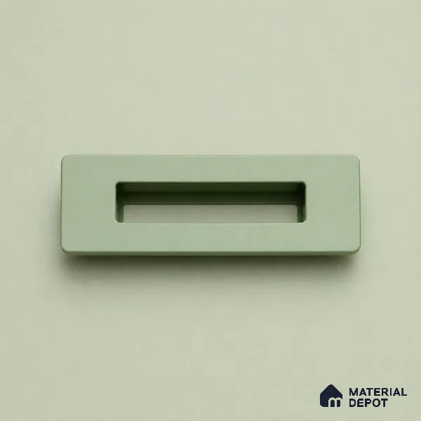 Ottr Zinc Concealed Handle HA 00191 C Green Black Finish - 224mm | 2 Years Warranty