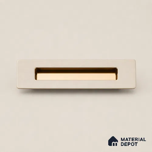 Ottr Zinc Concealed Handle HA 00191 H White Pearl Rose Gold Finish - 288mm | 2 Years Warranty